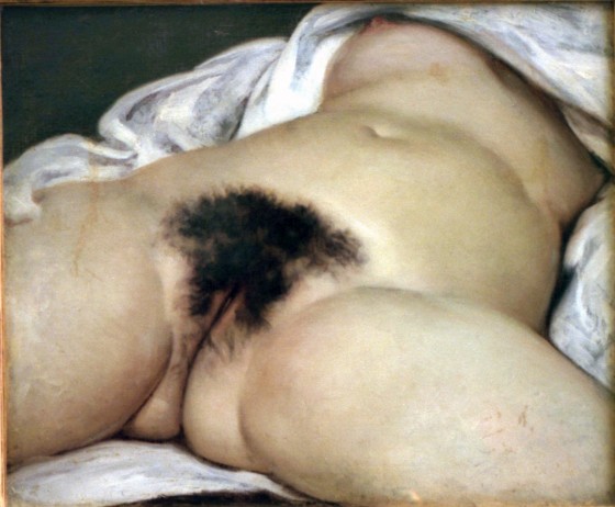 Der Ursprung der Welt (L'Origine du monde, 1866) von Gustave Courbet (1819–1877)