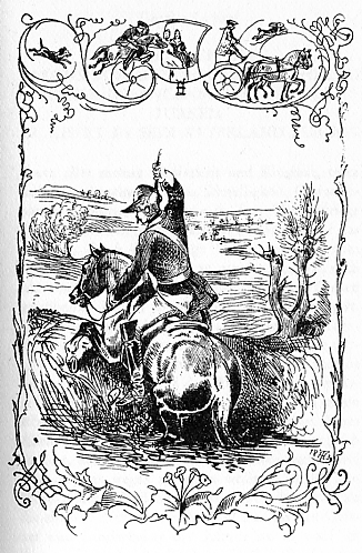 Theodor Hosemann: Illustration zu Münchhausen von Gottfried August Bürger.