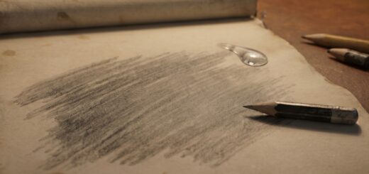 schrift sichtbar machen mit bleistift_ai